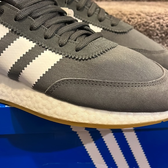 Adidas I-5923 Iniki Shoes Sneakers D97345 new grey white Mens sizes - Picture 9 of 13